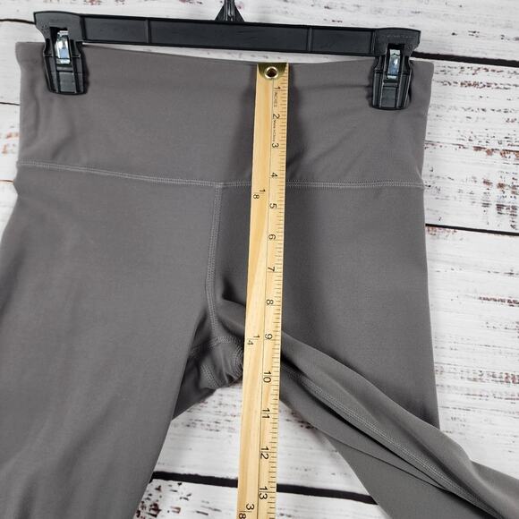 Athleta High Rise Sculpt Leggings Small Gray Stretch Yoga Workout Pants Seamless - Picture 8 of 9